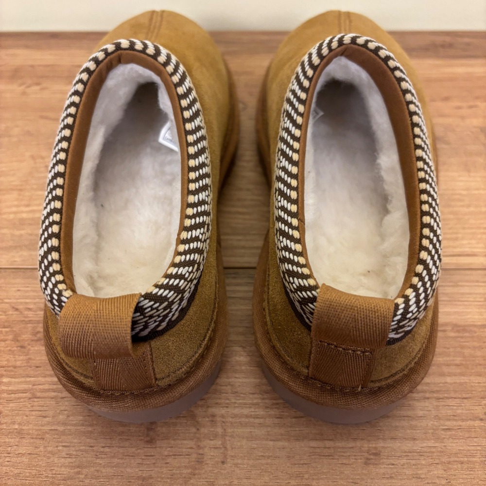KOOLABURRA BY UGG Burree Slipper Chestnut Tan Women Size 5 Suede Slip On Comfort - Picture 9 of 11